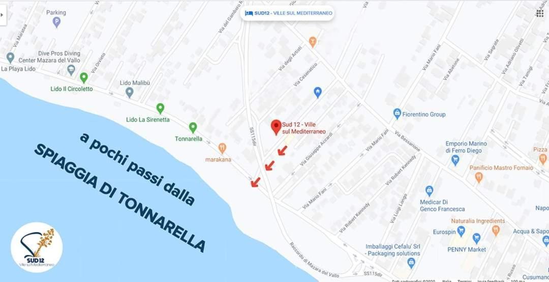 Sud 12 - Ville Sul Mediterraneo Apart Hotel Мадзара дел Вало Екстериор снимка